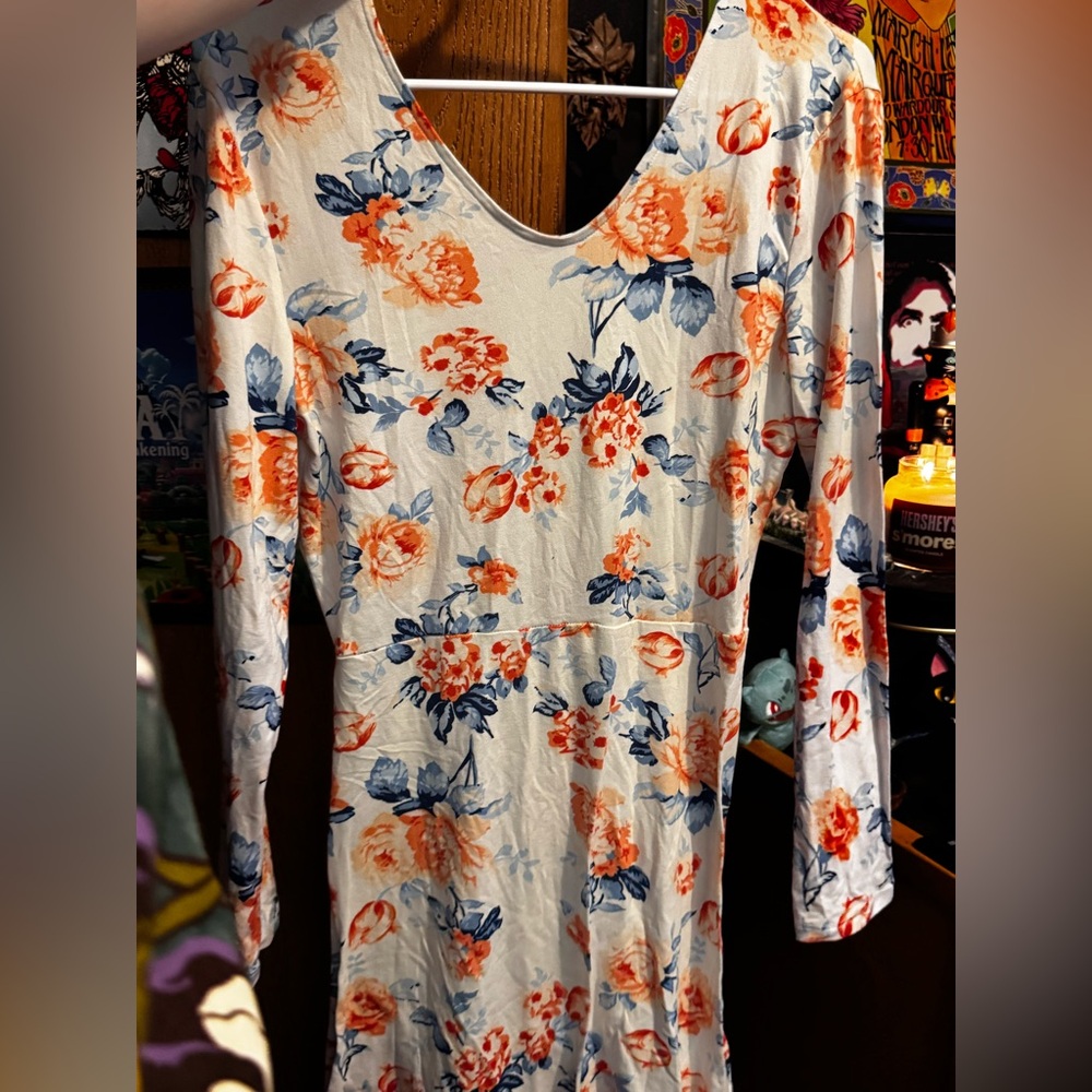 White Floral Dress